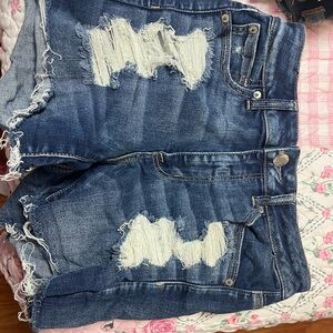 American Eagle Outfitters Blue Distressed Jeans